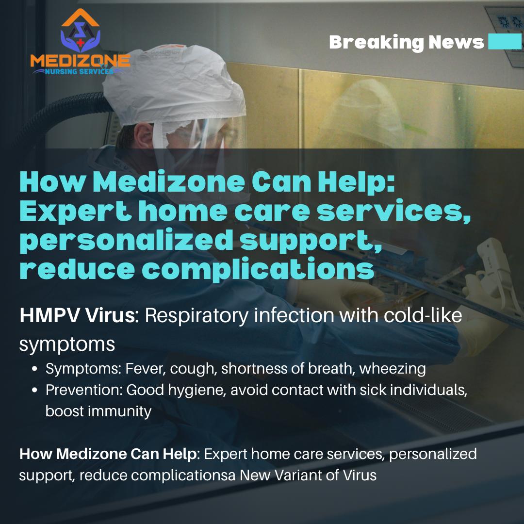 HMPV Virus: Symptoms, Prevention, and How Medizone Nursing Services Can Assist